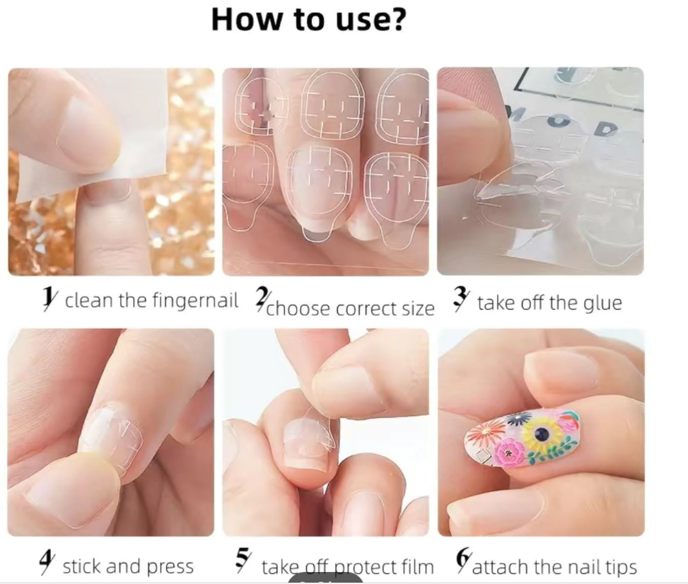 100% Handmade Press on Nails- 04