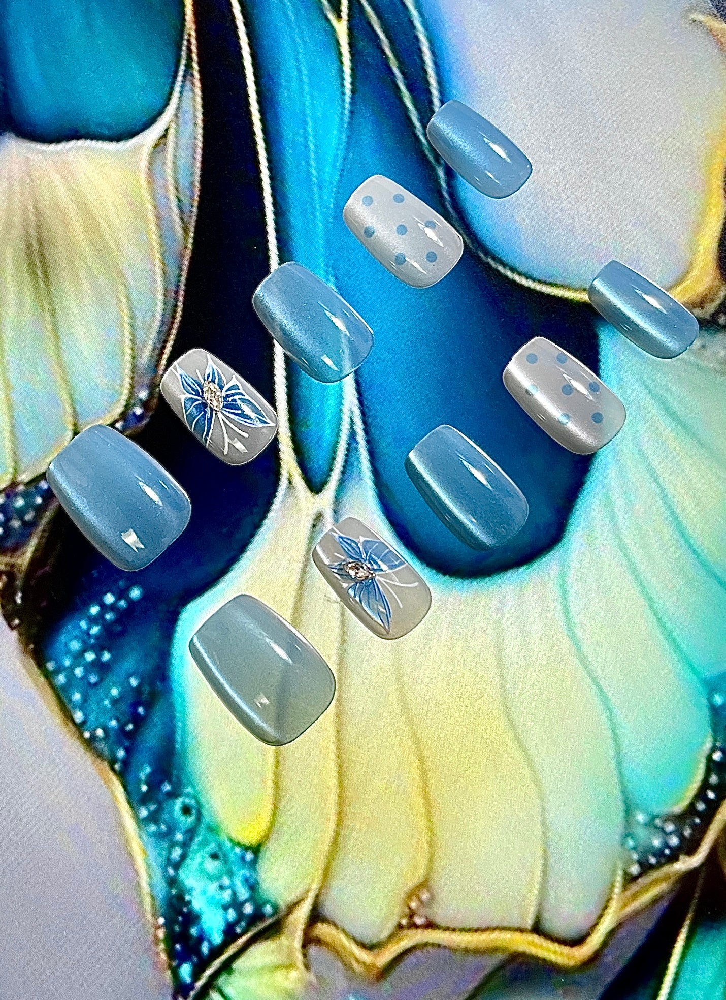 100% Handmade Press on Nails- 02