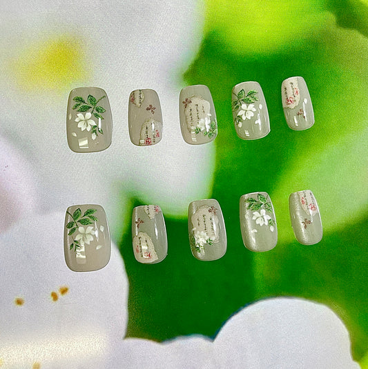 100% Handmade Press on Nails- 03