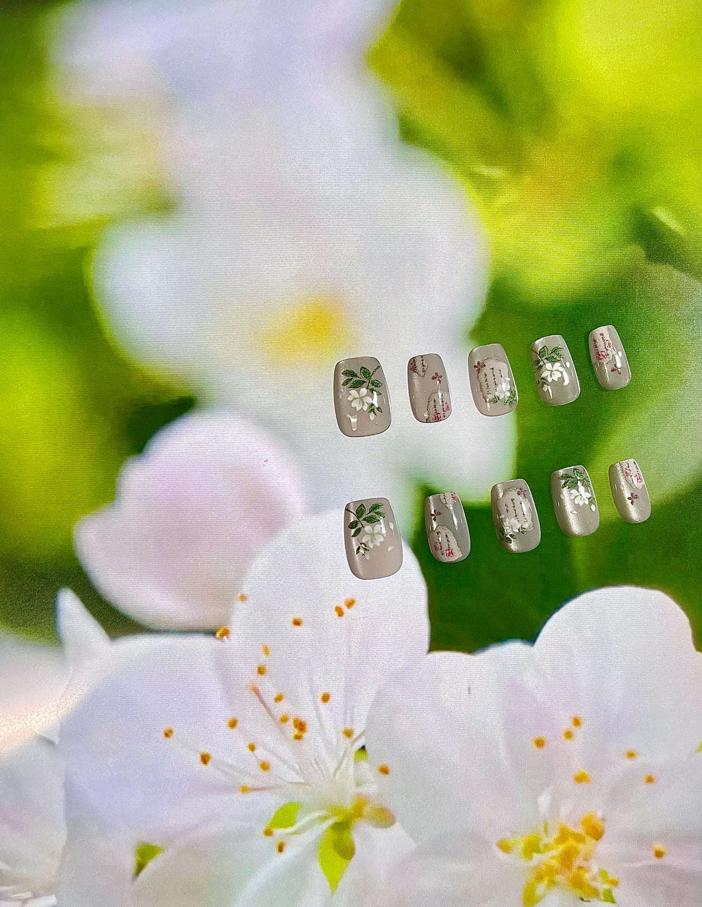 100% Handmade Press on Nails- 03