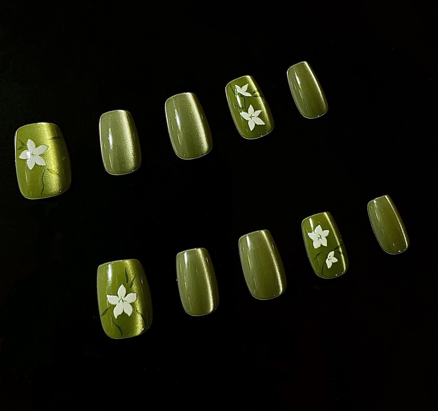 100% Handmade Press on Nails- 07